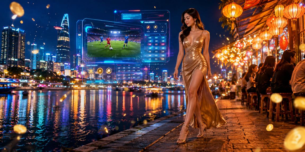 Sảnh cá cược đêm tại thành phố Hồ Chí Minh sôi động